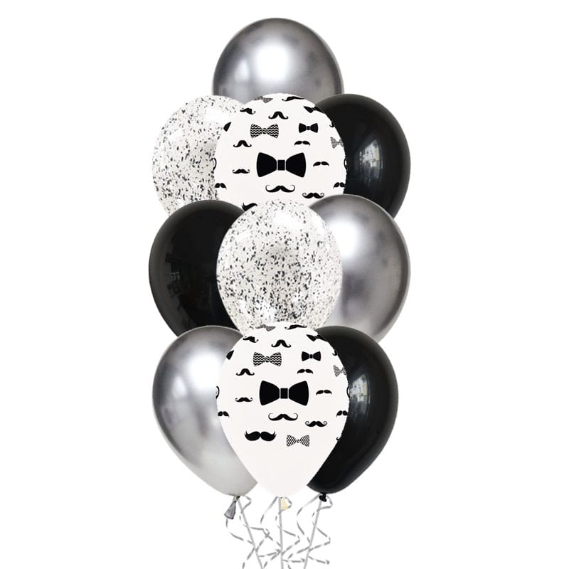 Arreglo de Globos Corbatín y Bigote