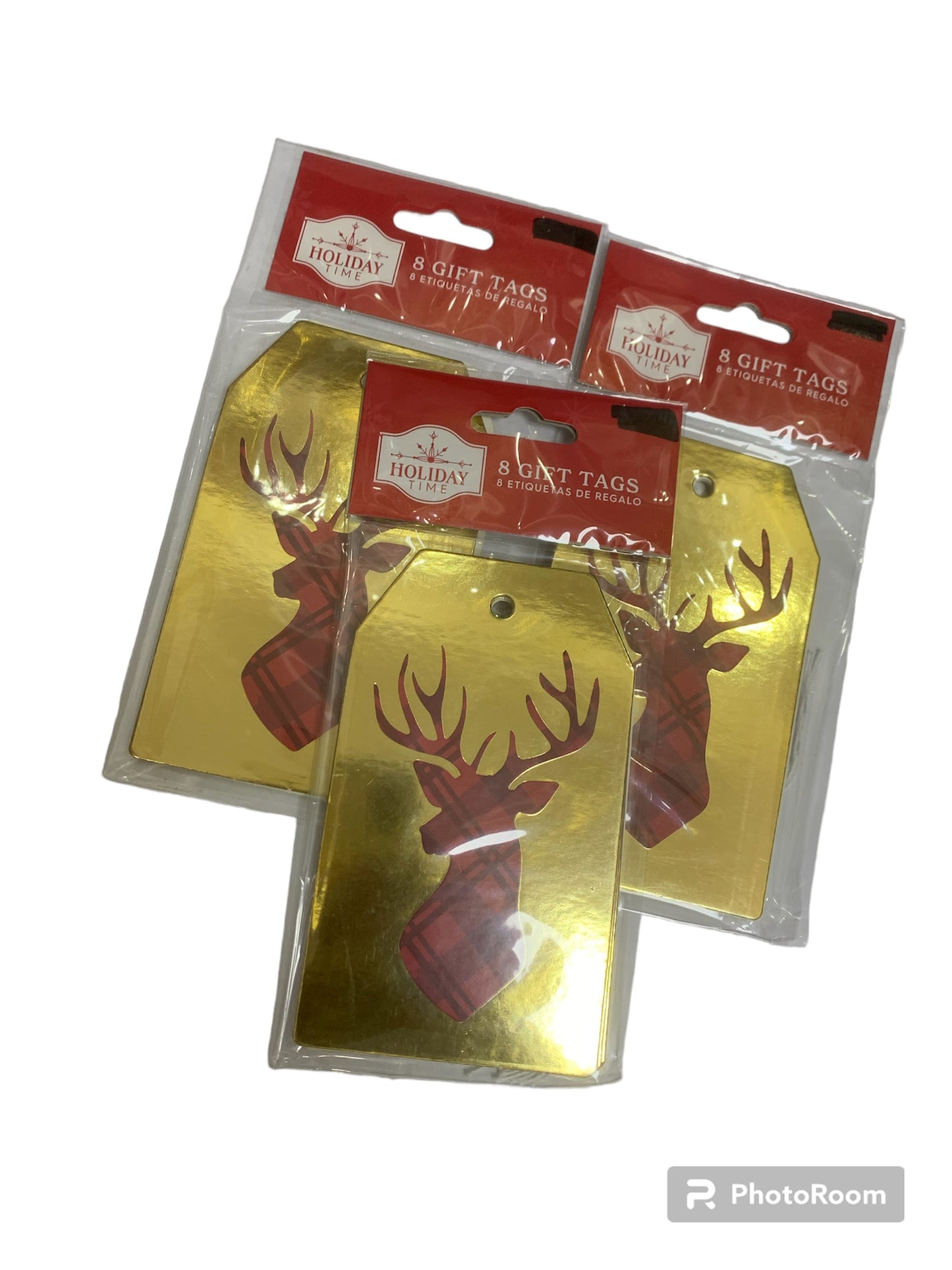 Tag de reno para regalo