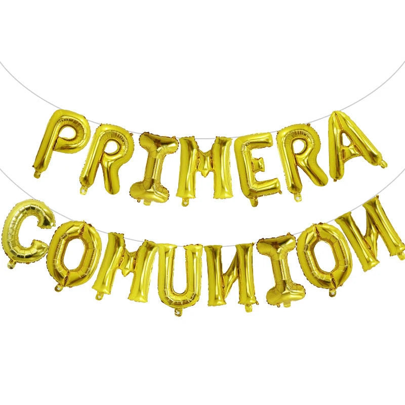 Letrero inflable 16" Primera Comunión