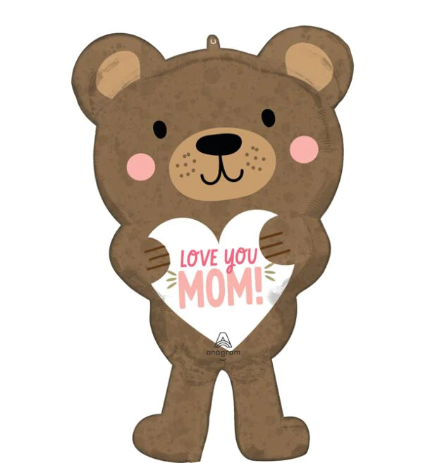 Metálico Supershape Love You Mom