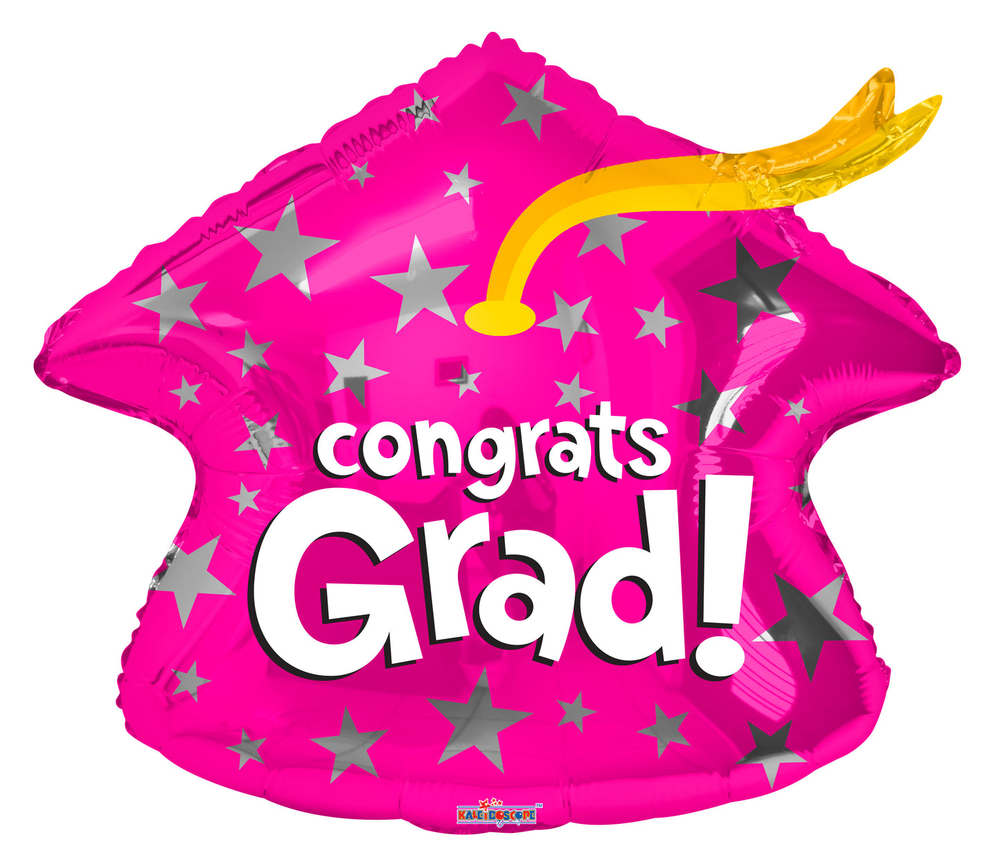 18" Pink Grad Cap rosado