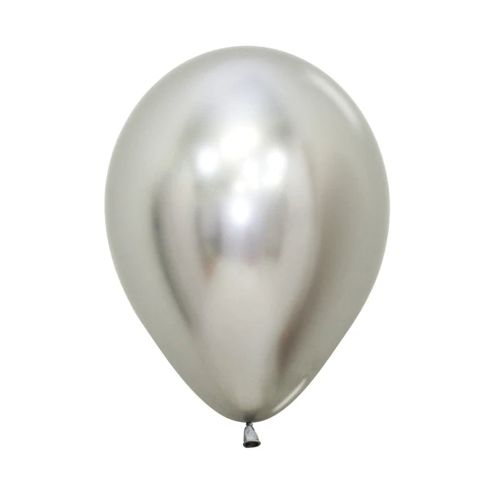Latex 12" Reflex plateado