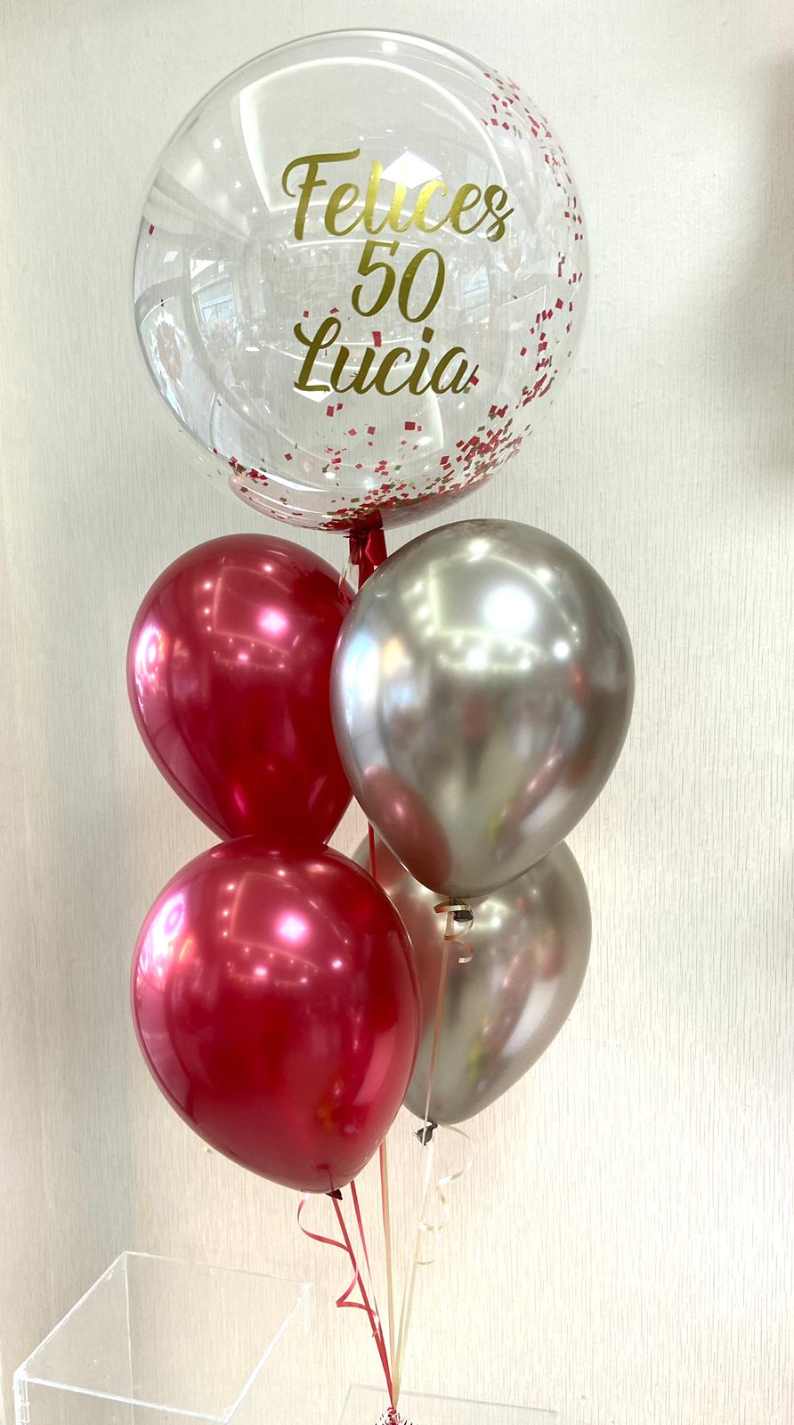 Arreglo de globo burbuja +4 chrome