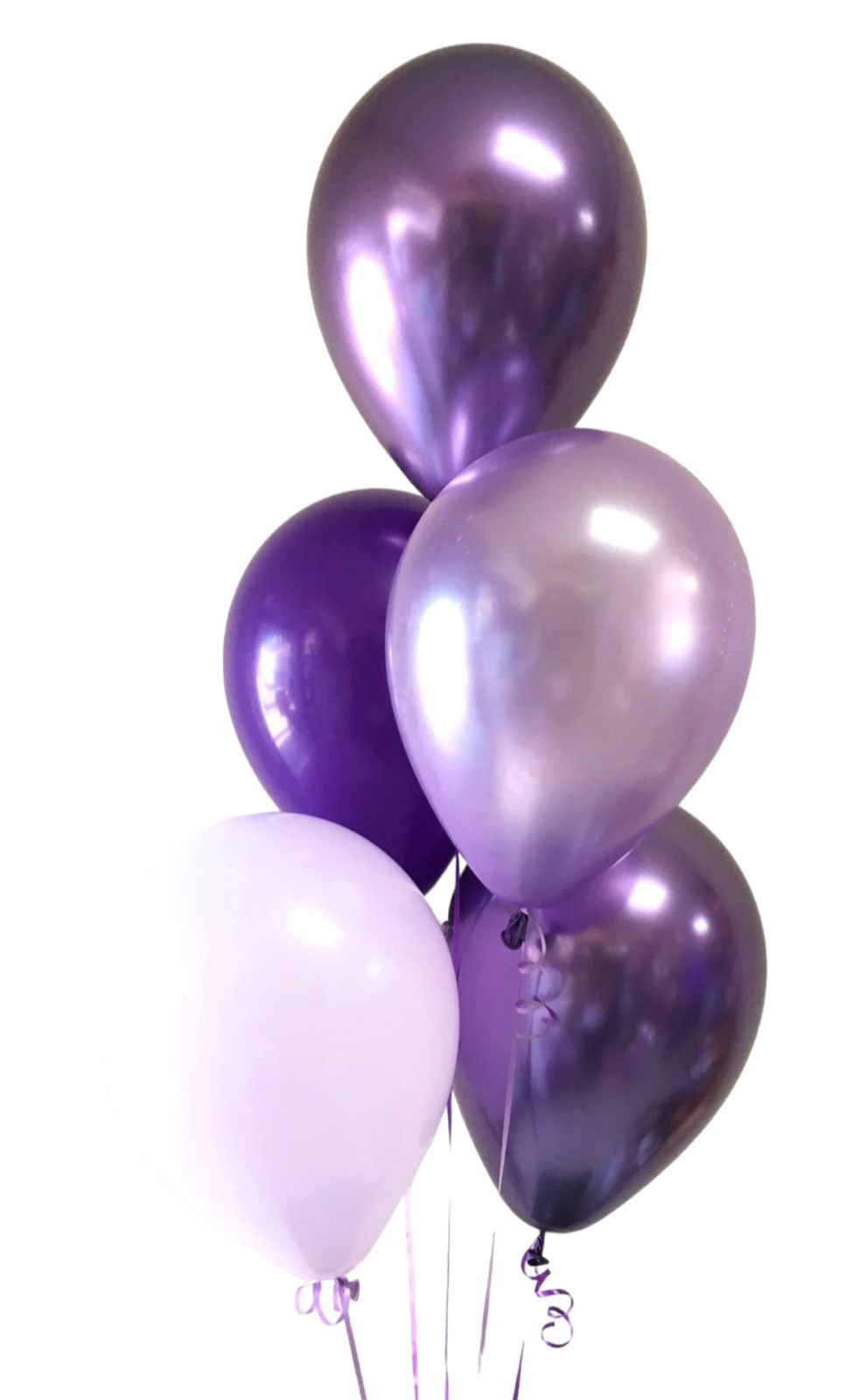 Arreglo de Globos degradado morado