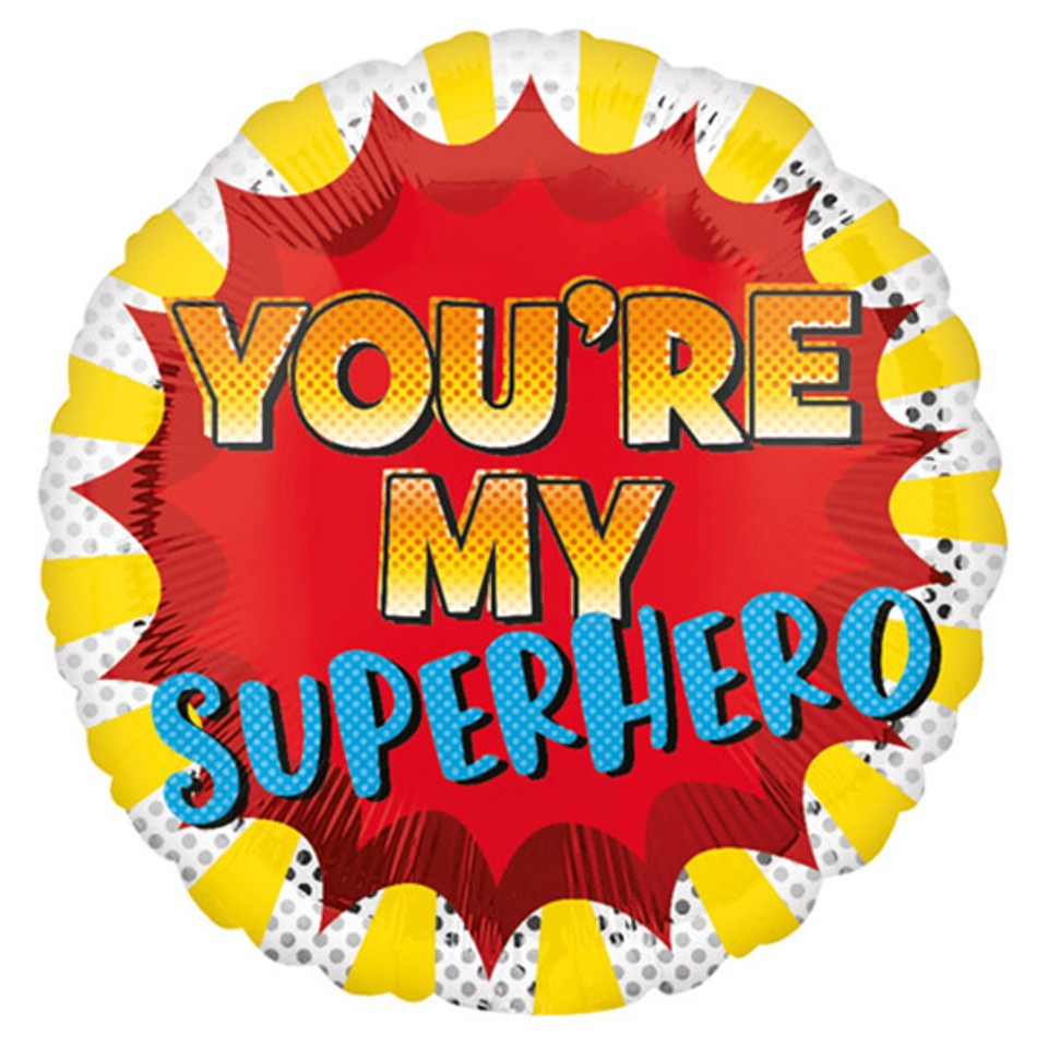METÁLICO "YOU'RE MY SUPERHERO" (18")
