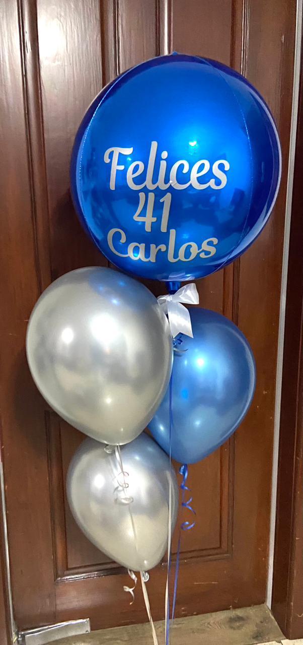Arreglo de Globos Orbiz Personalizado