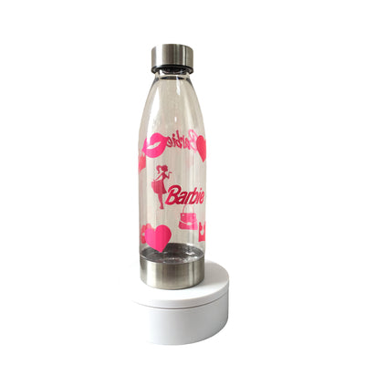 Botella Transparente Personalizada de Barbie