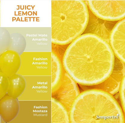 Paleta de colores amarillos