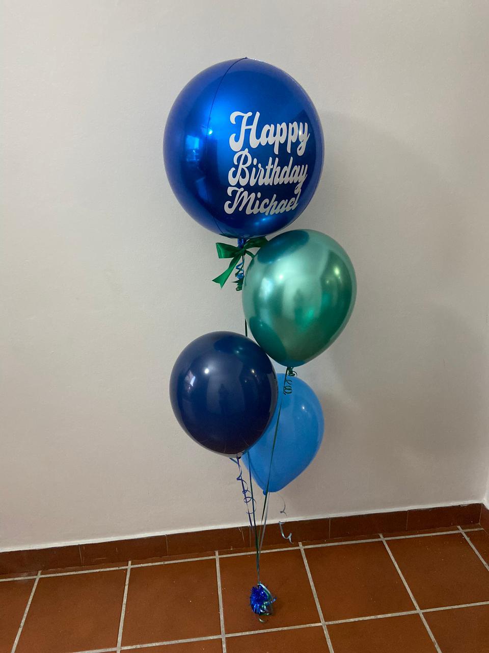 Arreglo de Globos Orbiz Personalizado