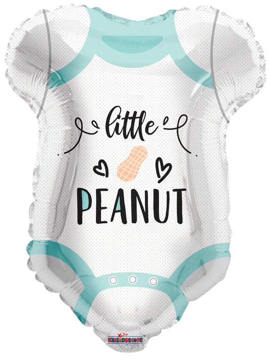 LITTLE BOY PEANUT BABY BOY BLUE FOIL BALLOON 18"