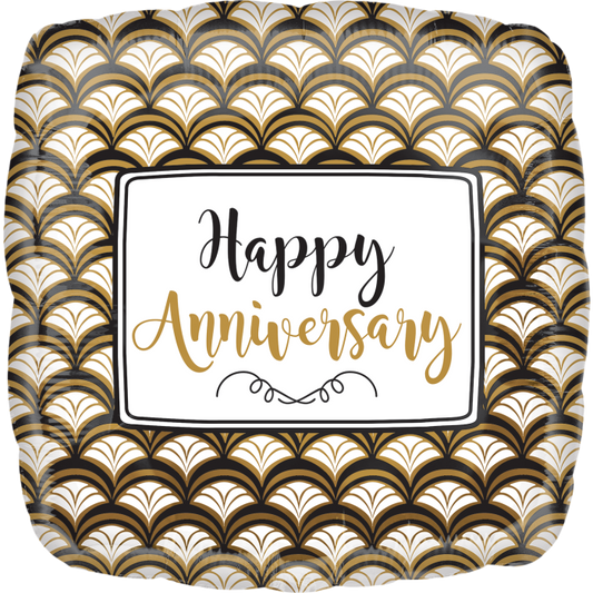 18" Anniversary Celebration Gold