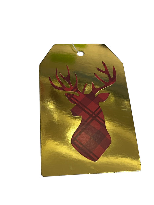 Tag de reno para regalo