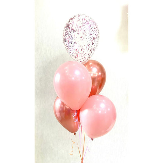 Bouquet 5 globos latex 12"