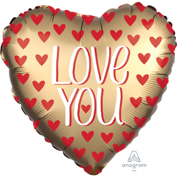 Metalico Supershape Corazón love you