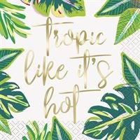 16 Servilletas Hojas Tropicales