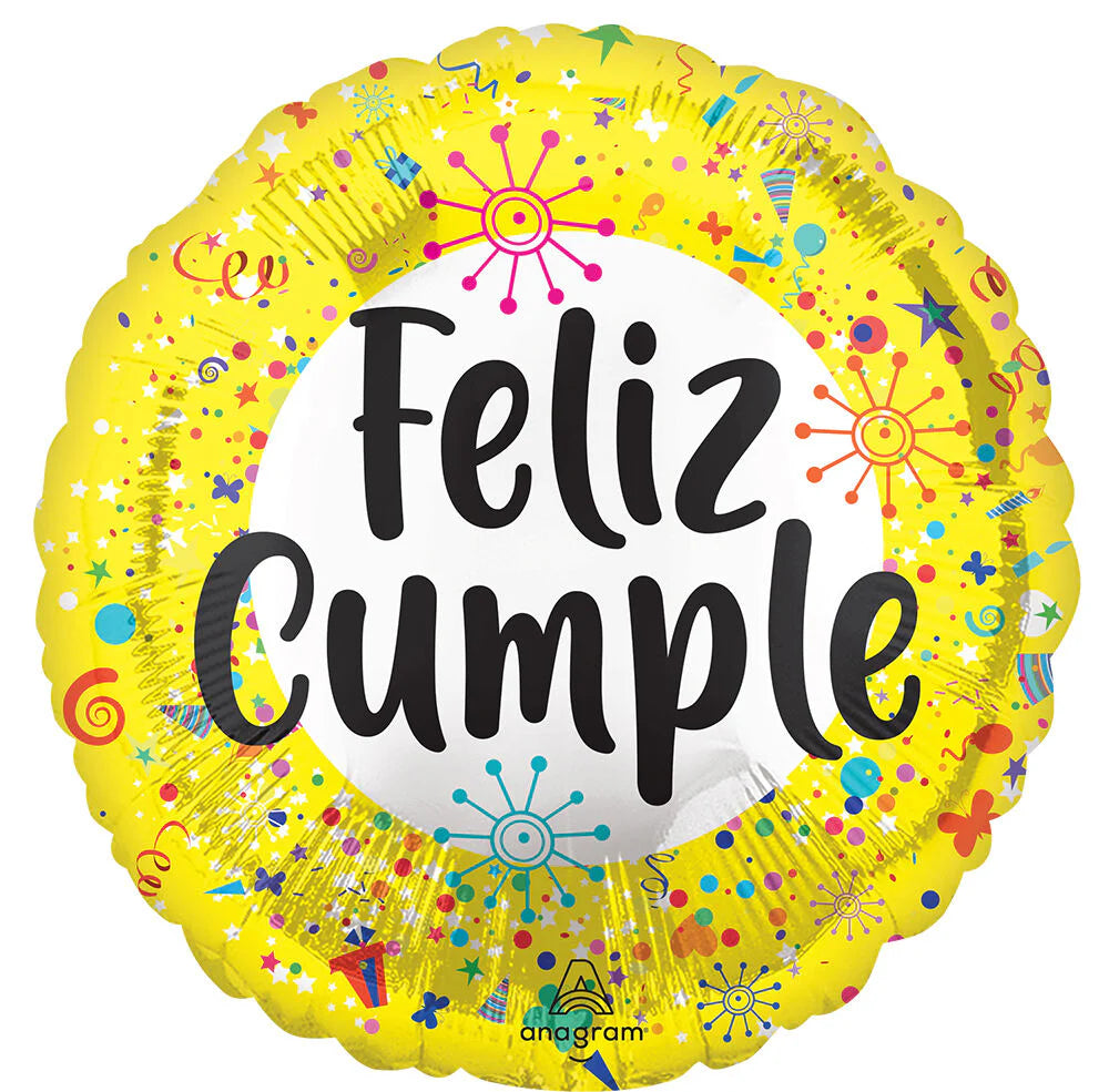 MET FELIZ CUMPLE (18")
