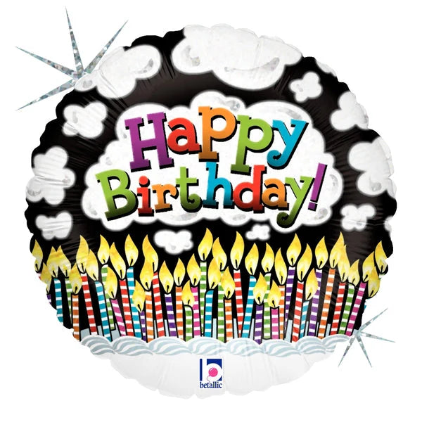 HAPPY BIRTHDAY CANDLES (18")