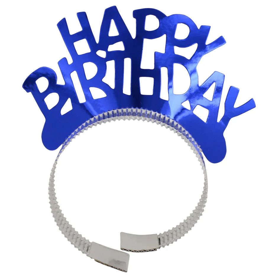 Set 6 cintillos Happy Birthday
