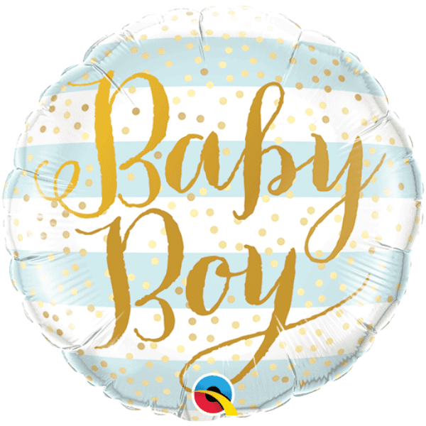 BABY BOY METÁLICO 18"