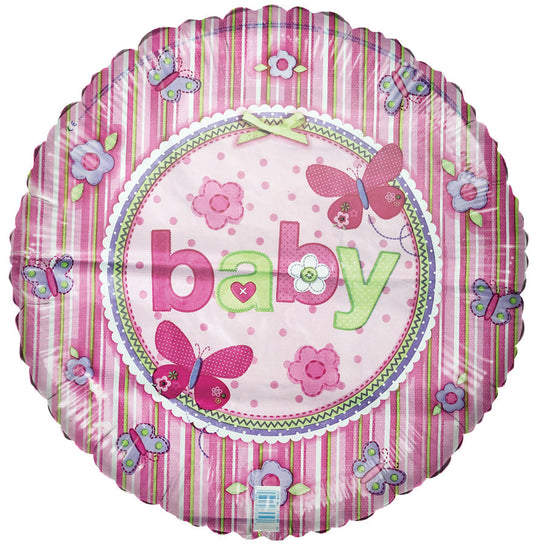 BABY GIRL PINK CARTER FOIL BALLOONS