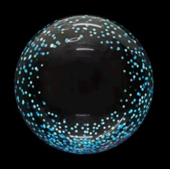 BURBUJA BLUE DOTS (20")