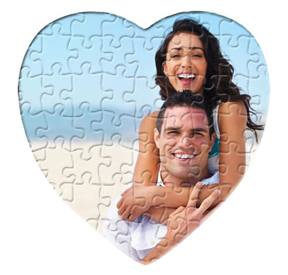 Rompecabezas en forma de corazón sublimación