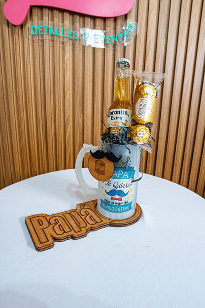 Jarra Regalo "El Mejor del Mundo" 🍺🍫