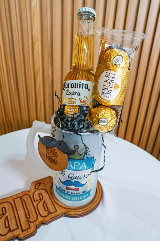 Jarra Regalo "El Mejor del Mundo" 🍺🍫