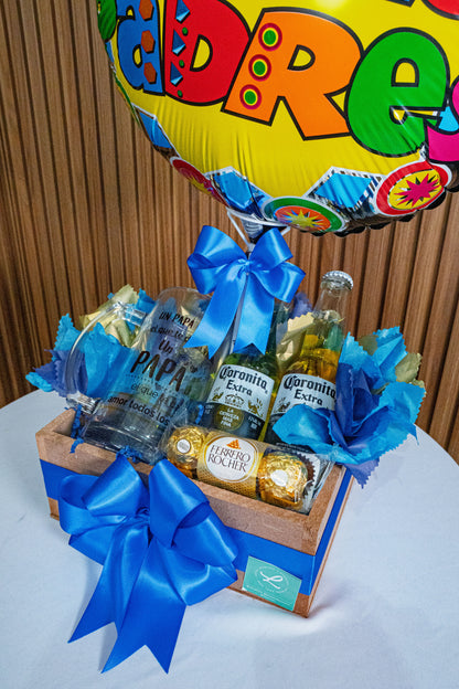 Caja de Regalo "Corona para el Rey" 👑🍺