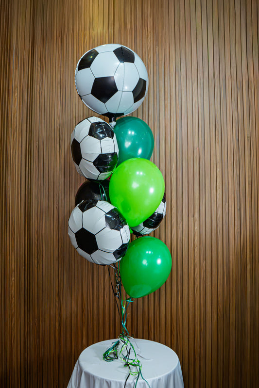 Set de globos mundial futbol