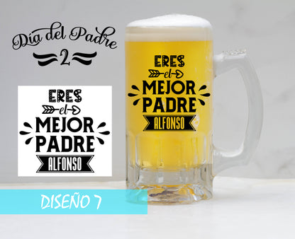 Jarra de Cerveza frozen Happy Fathers Day