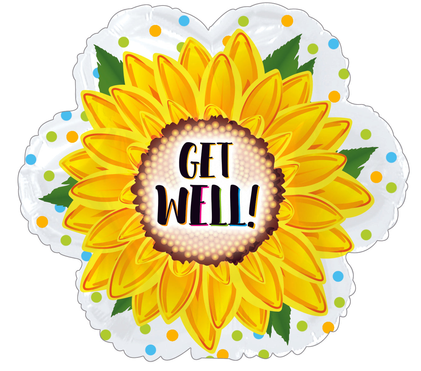 SUNFLOWER "GET WELL" (17 pulg.)