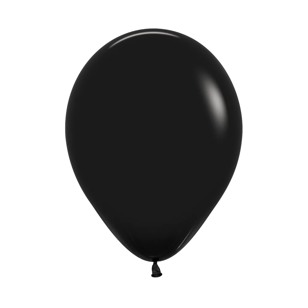 Latex 12" Negro biodegradable