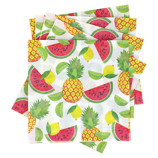 25 Servilletas de Frutas