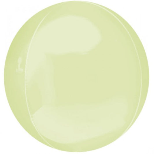 16" Orbz amarilo pastel