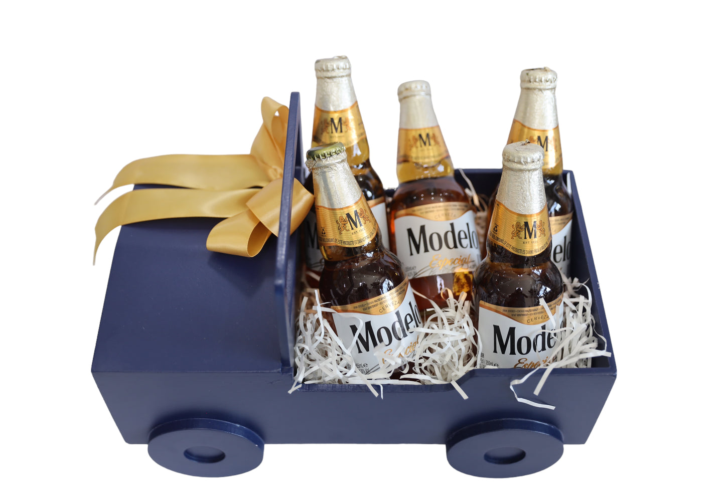 Carro Grande en Madera con Cervezas Modelo