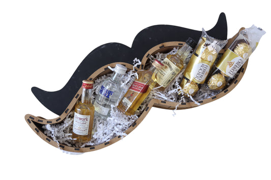 Caja Bigote Con Tapa de Pizarra