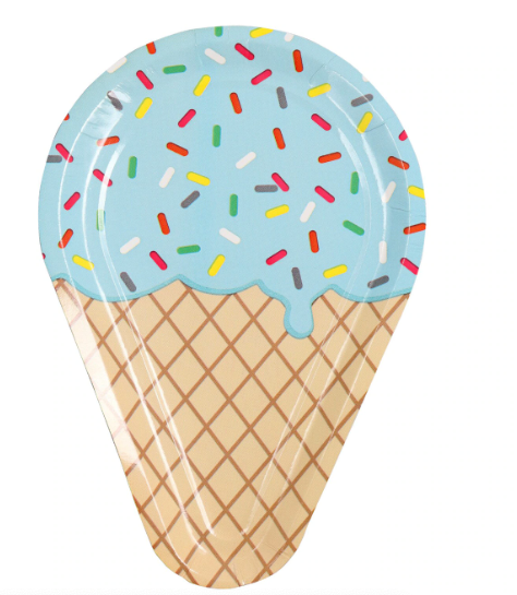 Platos Helado Barquilla