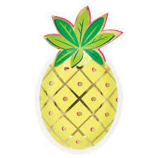8 Platos en forma de Piña