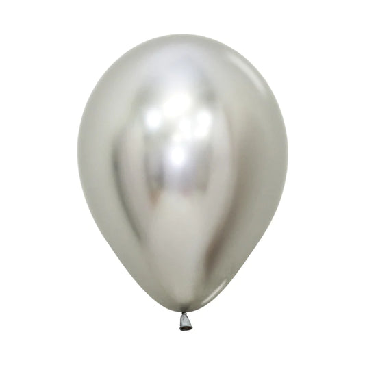 Latex 12" Reflex plateado