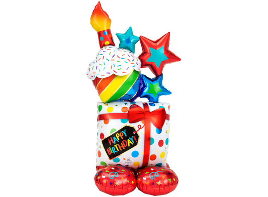 STACKED BIRTHDAY ICONS AIRLOONZ 55"