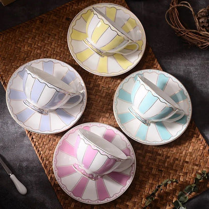 Taza para cafe colores pasteles