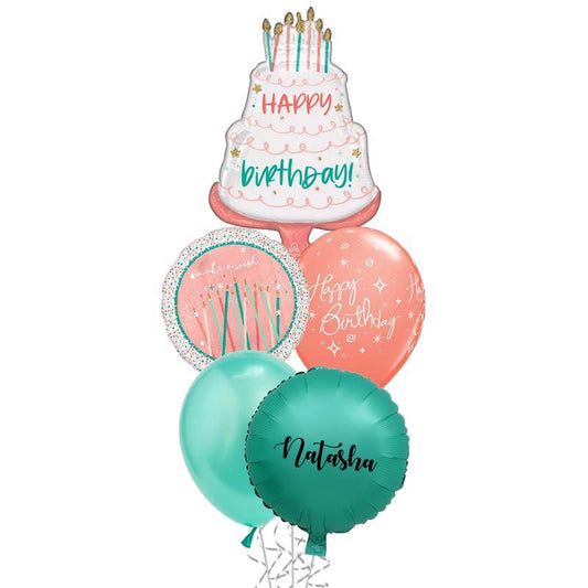 Arreglos de globos estilo pastel