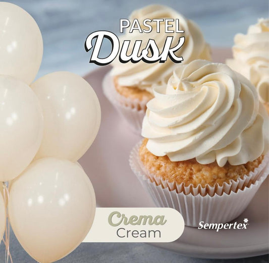Bouquet de globos Latex 12" Pastel Dusk Crema