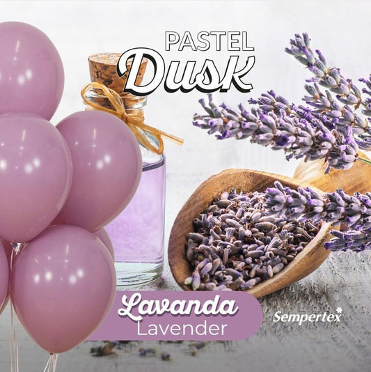 Bouquet de globos Latex 12" Pastel Dusk Lavanda