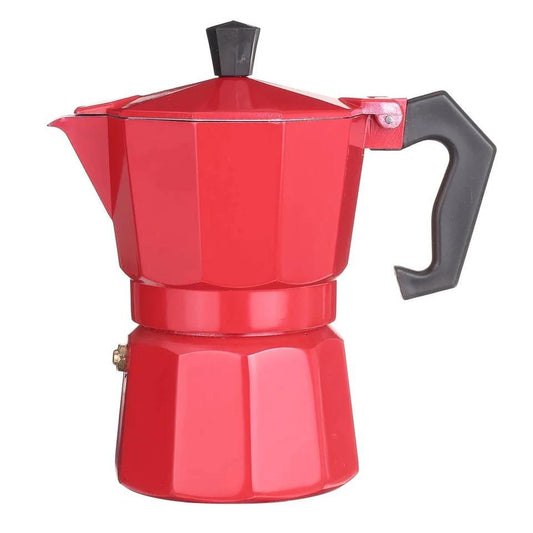 Greca Roja Oscuro 3 Tazas