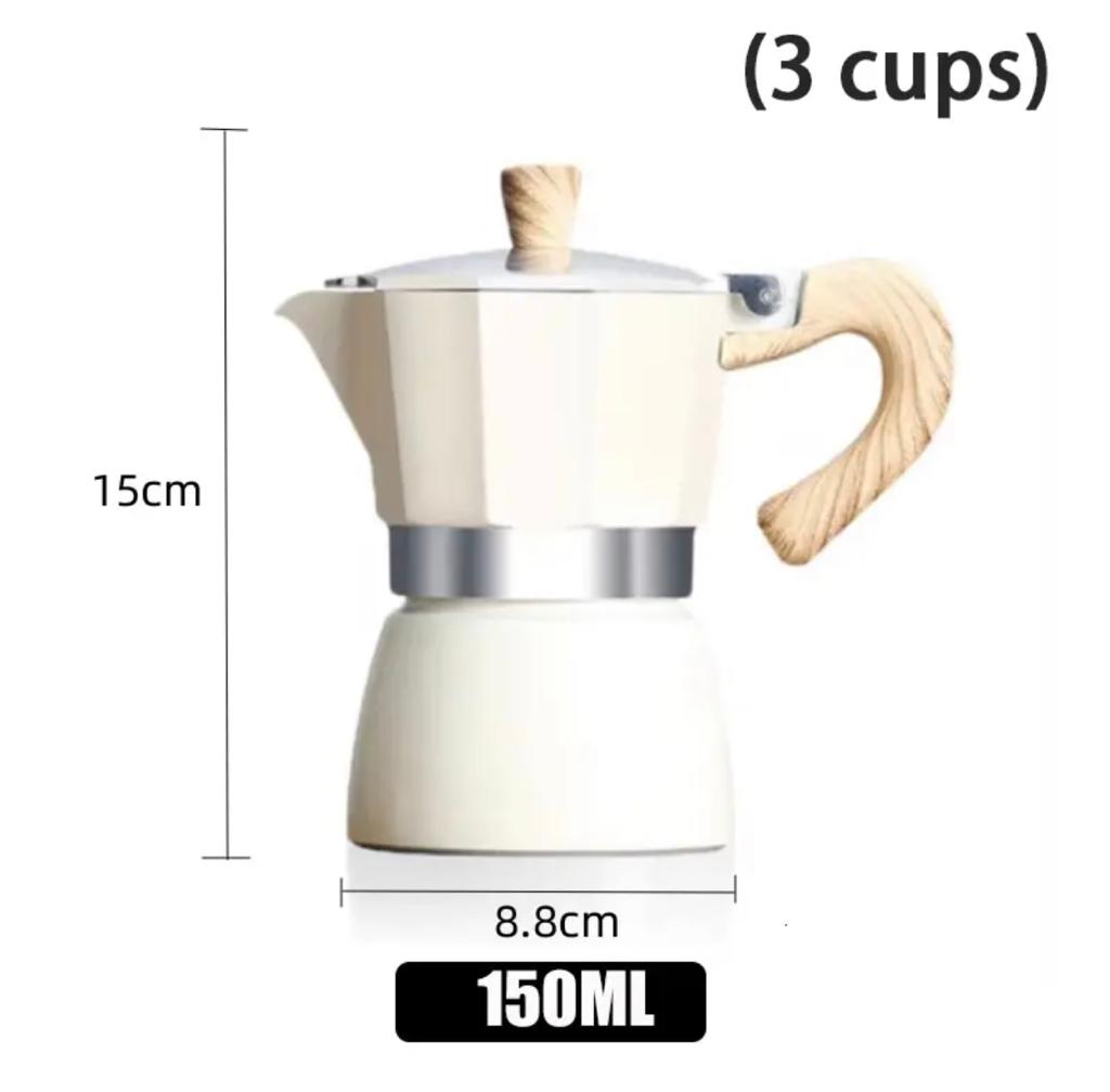 Greca Blanca 6 Tazas