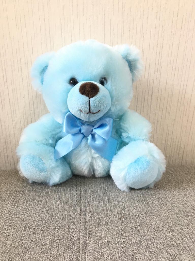 Baby Blue Bear & Bow