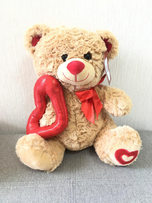 Peluche Heart on Sleeve Teddy