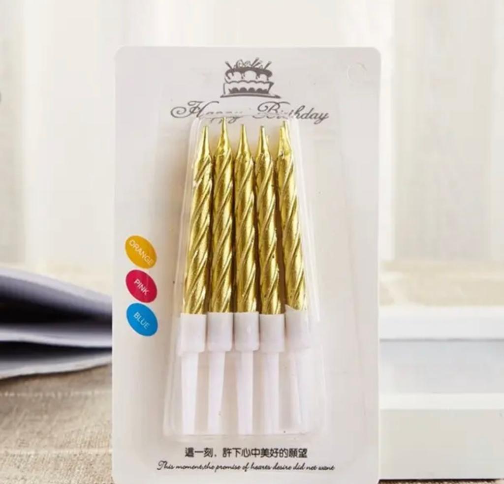 Velas para cumpleaños